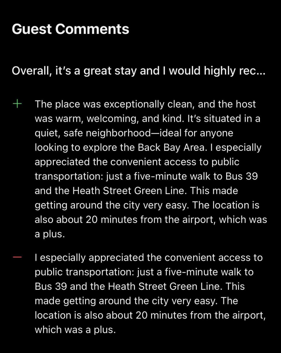 Homestay H & H Boston