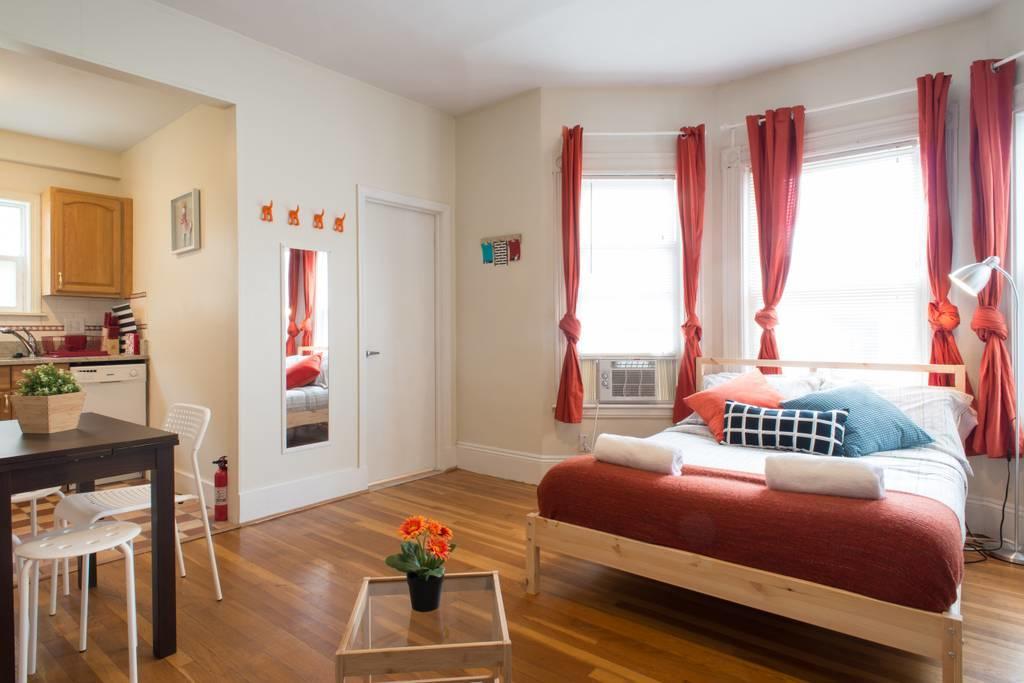 Affordable Studio With One Free Parking Spot