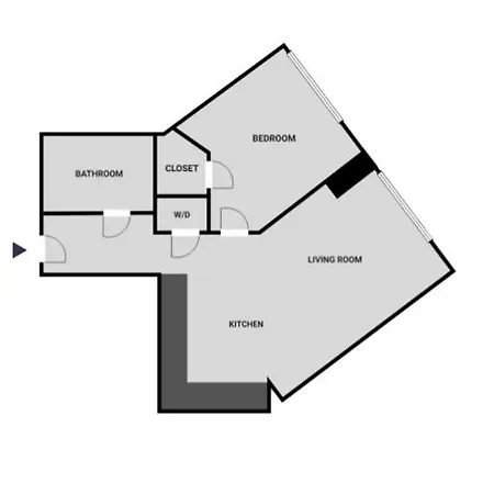 Apartment Downtown 1br W Gym Wd Nr S Station Bos-618 *