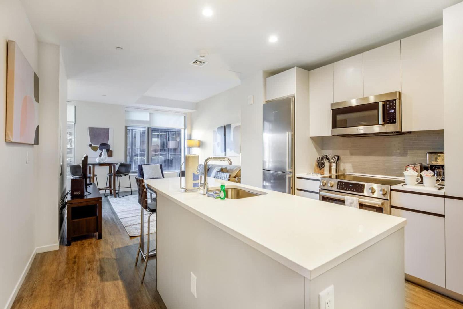 Spacious Full Kitchen In Seaport - Alx-603 Boston