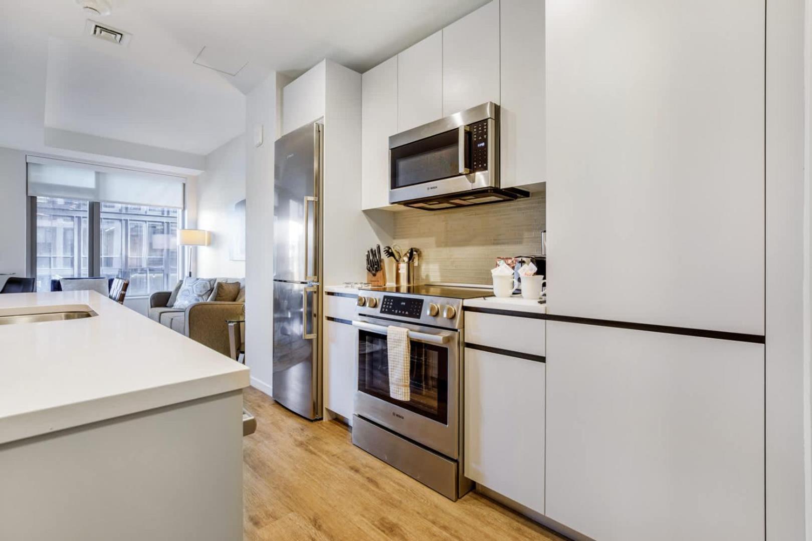 Spacious Full Kitchen In Seaport - Alx-603 * Boston